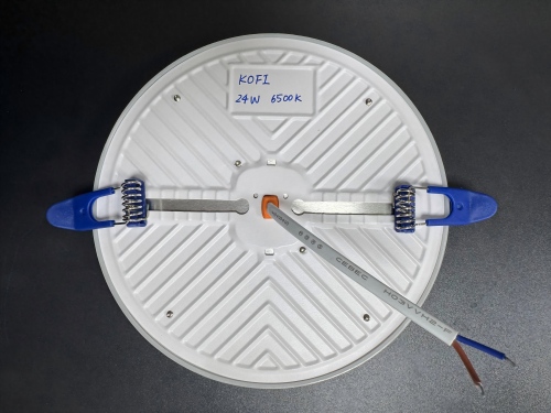 9/24/36W Recessed Frameless DOB प्यानल लाइट, Iron+pp